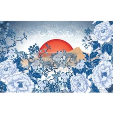 REDESIGN DECOUPAGE DÉCOR TISSUE PAPER – CECE SKULL CHINOISERIE 19.5" x 30"