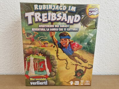 Spin Master 6065692 - Rubinjagd im Treibsand, Abenteuerspiel mit Kinetic Sand