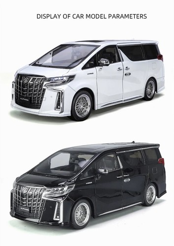 New 1:18 Toyotas Alphard MPV Diecast Alloy Car Model with Sound and Lights - Picture 11 of 26