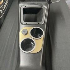 1972-1981 Pont Firebirdtacamaro Console Drink Bezel Wusb Gold For A Manual