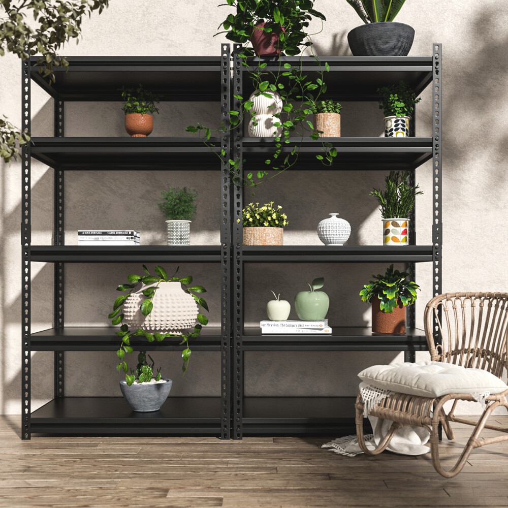 MOPHOTO 5 Tier Garage Shelving Heavy Duty Hold 2000LBS 72"Garage