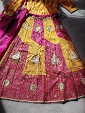 Indian Beautiful Traditional ,Handcrafted Dress For Women . One Of A Kind 