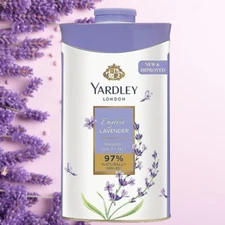 Yardley English Lavender Perfumed Talc powder with long lasting freshness - 250g