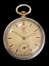 Election Chronometer, Rare Pocket Watch With Date / Serviced