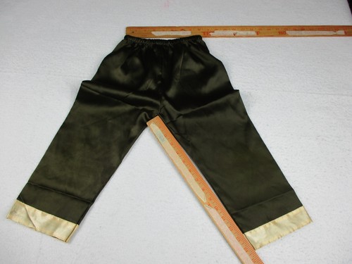 Mu Lan Chinese Outfit Boy 4T Green Tang Suit Retro Top and Pants Hanfu Set Kids - Picture 16 of 24
