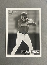 Milkar Perez Black & White 2021 Bowman Heritage MLB Mariners #169 Prospect