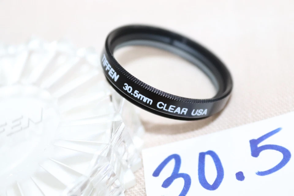 New Vtg TIFFEN 30.5mm CLEAR FILTER USA 30.5mm Optically Clear Threaded Filter - Image 2 of 4