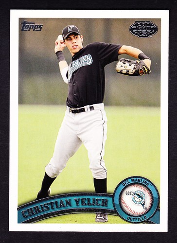 2011 TOPPS PRO DEBUT #53 CHRISTIAN YELICH MARLINS