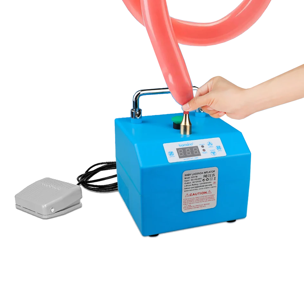 New Electric Long Strip Balloon Inflation Pump Magic Balloon Inflator with Timer