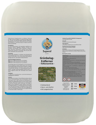 10 Liter Algen und Moosentferner Grünbelagsentferner Algenex Moosex