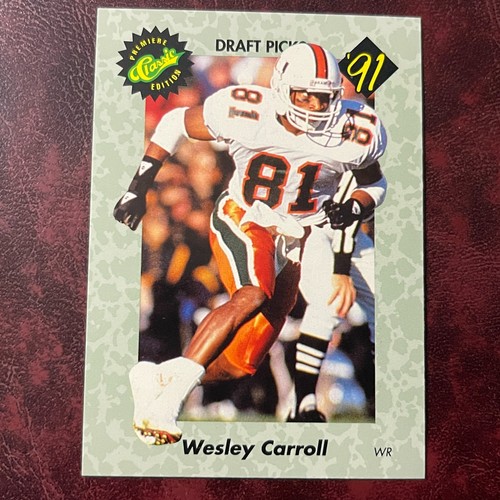 1991-classic-set-wesley-carroll-rookie-39-miami-mint-high-grade