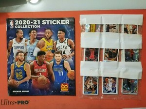 2020-21 Panini NBA Sticker Collection Complete set + Empty Album 500 Stickers