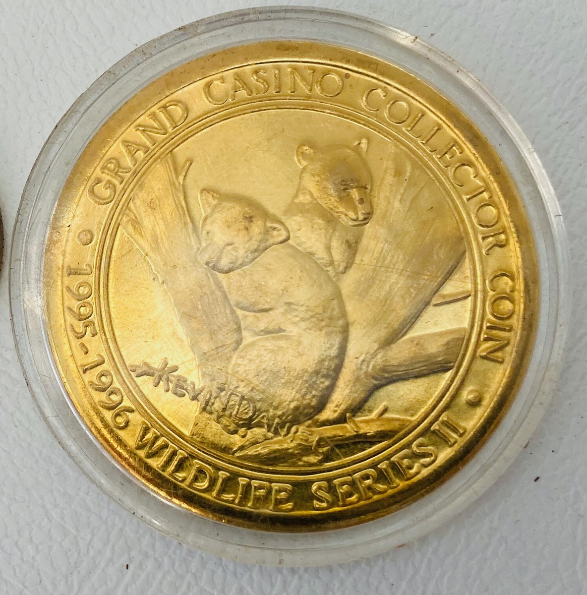 1995-96 Grand Casino Coin - Mille Lacs & Hinckley - BEAR CUBS | eBay