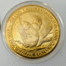 1995-96 Grand Casino  Coin - Mille Lacs & Hinckley - BEAR CUBS