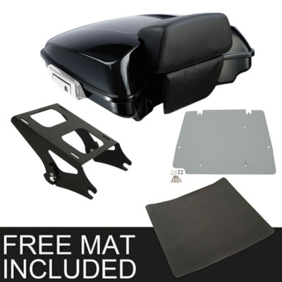 Razor Trunk Pad Mount Rack Plate Fit For Harley Touring Street Road Glide 14-26