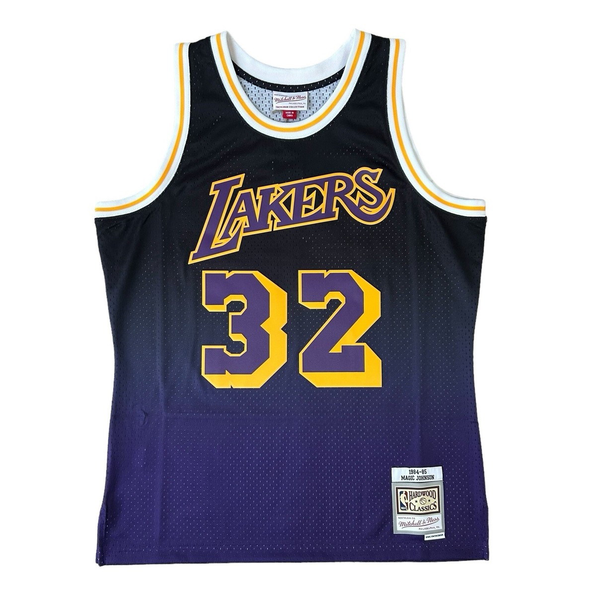 Mitchell & Ness Magic Johnson Jersey Mens Large LA Lakers 1984-85