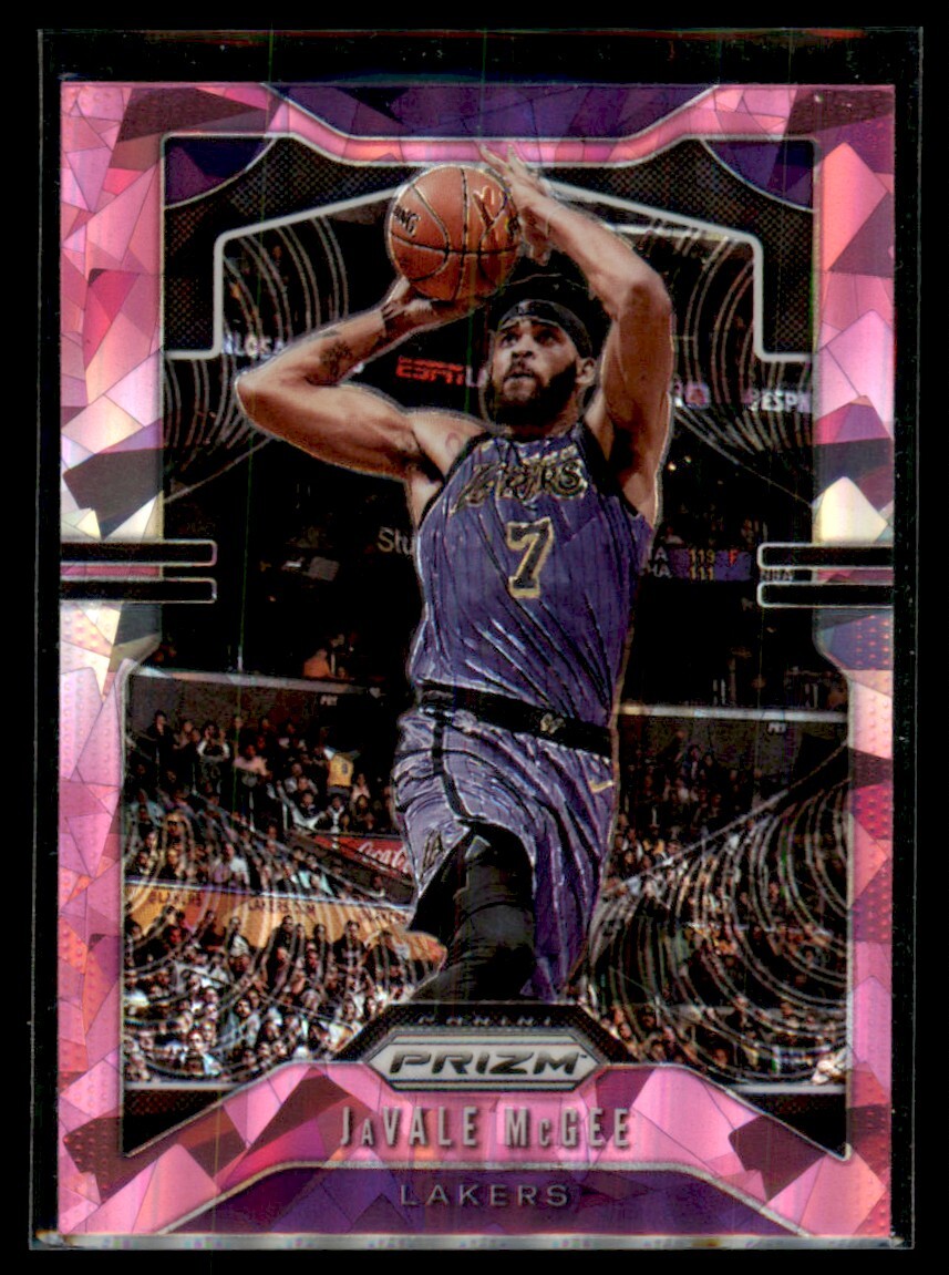 2019-20 Panini Prizm Prizms Pink Cracked Ice JaVale McGee #225