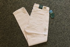 New Lauren Ralph Lauren Classic Skinny Curvy Stretch Jeans - Size 14 - Pink Wash