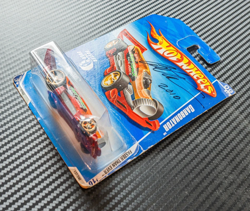 Hot Wheels 2010 Faster Than Ever,  Carbonator Signed in 2010 - Image 2 of 4