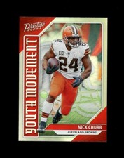 2023 Prestige Youth Movement REFRACTOR FOIL NICK CHUBB! Cleveland Browns STAR RB
