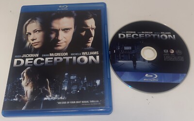 Deception Blu-ray 2008 Hugh Jackman Ewan McGregor Erotic Thriller Crime Mystery