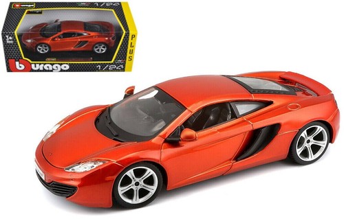 BBURAGO 21074 1:24 SCALE MCLAREN MP4-12C Orange DIECAST CAR MODEL