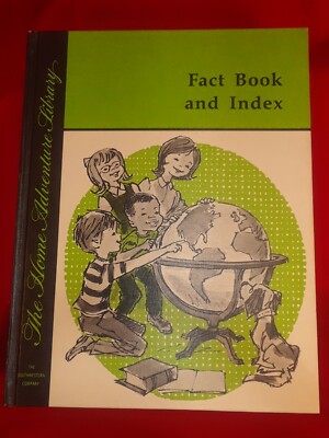FACT BOOK INDEX Home Adventure Library vintage Book 9 1968 Southwestern Company