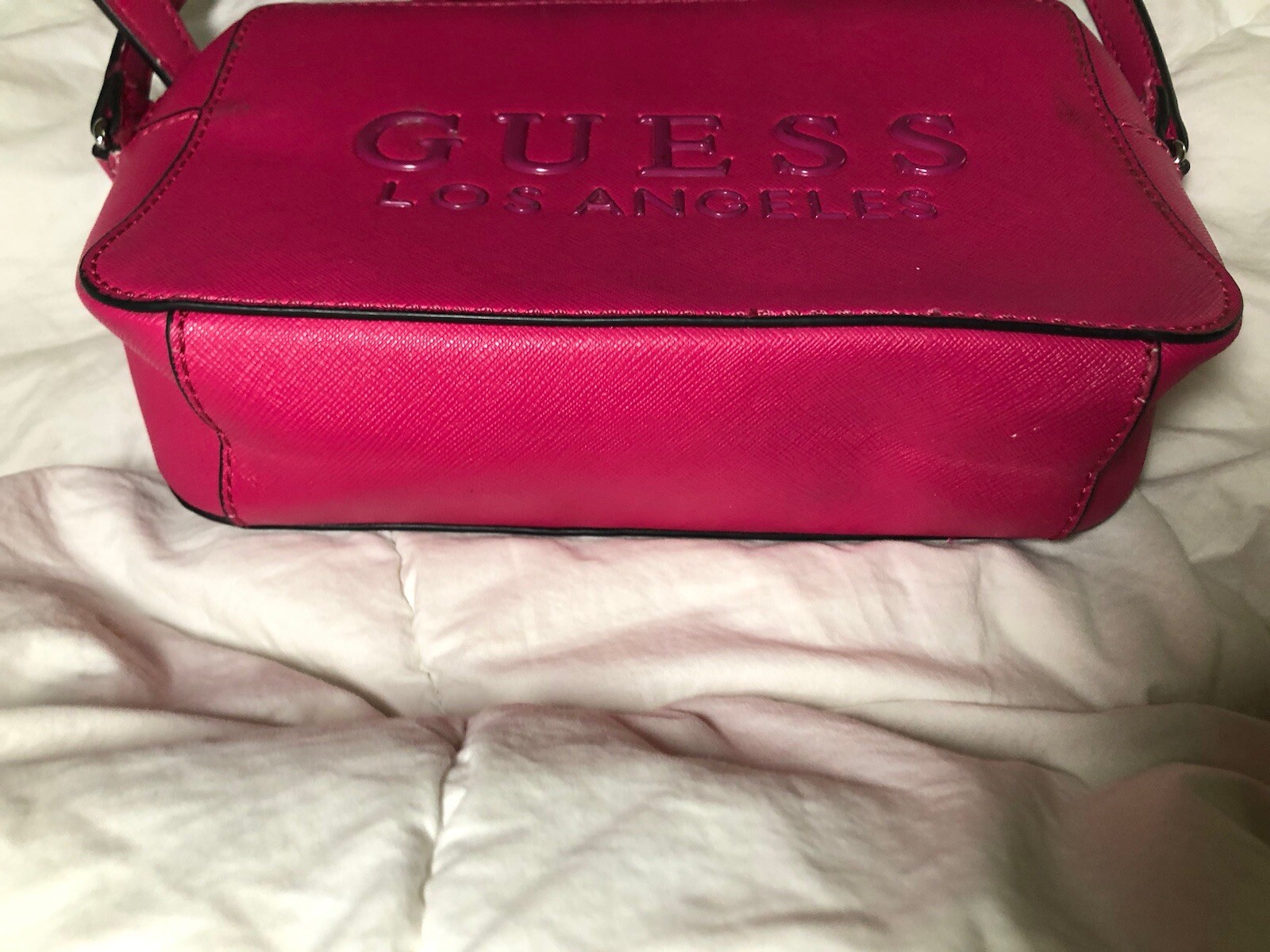 Guess Solid Crossbody Bag with Adjustable Strap a… - image 5