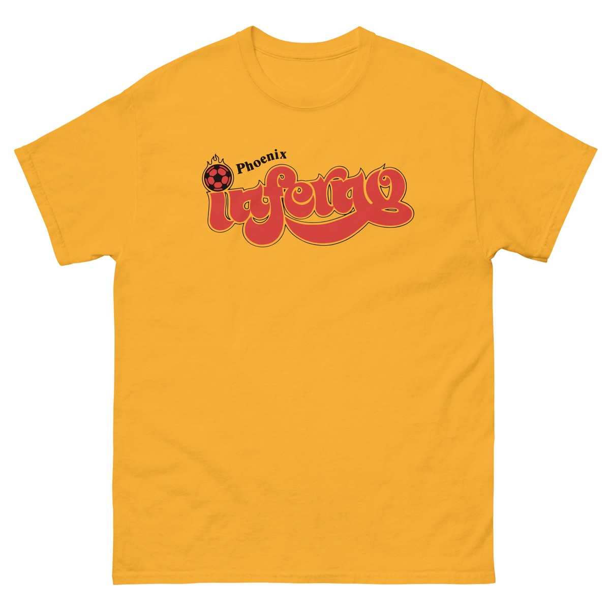 Phoenix Inferno Soccer Graphic T Shirt Unisex classic tee | eBay