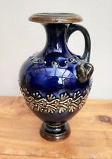 Doulton Lambeth Small Ewer Jug D1806 Signed Jessie Bowditch 1883 