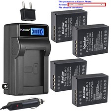 Kastar Fully Decoded Battery LCD AC Charger for Olympus BLH-1 OM-D E-M1 Mark II