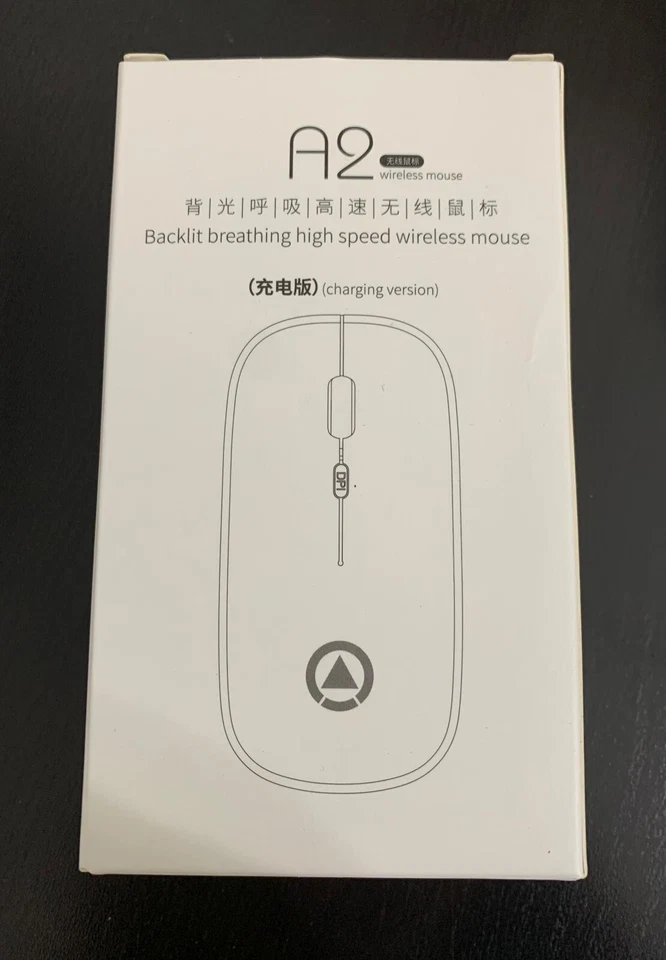 Black Optical Gaming Wireless Mouse 2.4Ghz Slim Rechargeable NEW - Image 4 of 4