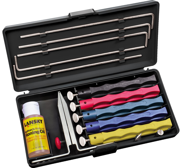 LANSKY DELUX Deluxe 5-Stone System | Precision Knife Sharpening System (GENUINE)