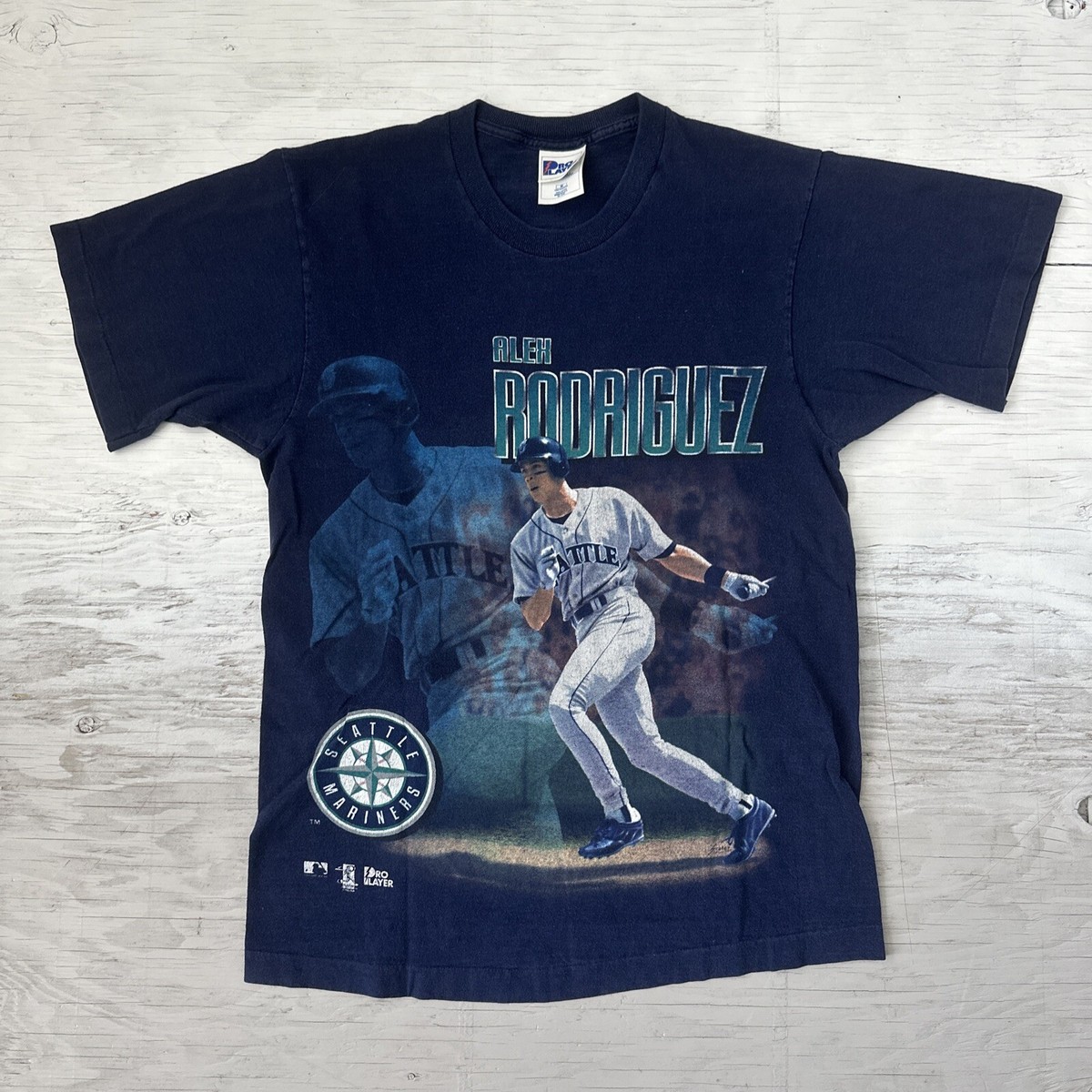 VTG 90s MLB Seattle Mariners Alex Rodriguez Pro Player Caricature