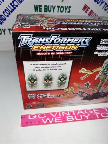Year 2004 Transformers Energon The Powerlinx Battles 8" Figure ALPHA QUINTESSON - Picture 9 of 15