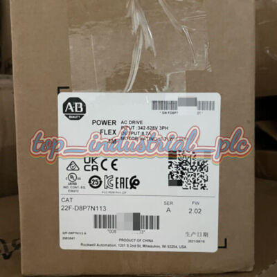 AB 22F-D8P7N113 Power Flex 4M 3.7KW /5.0 HP AC Drive Factory Sealed