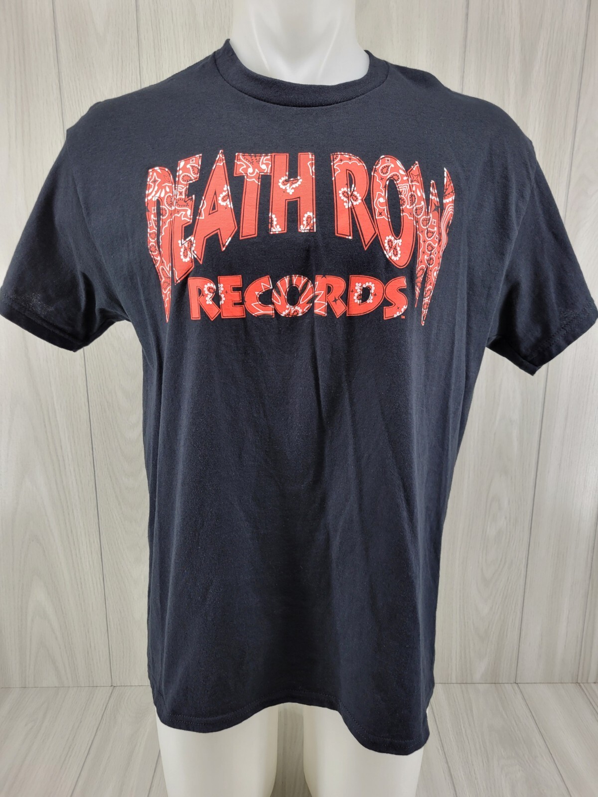 FILA T shirt nera Death Row Records taglia large