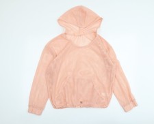 Womens UK Size 10 Workout Pink Pullover Hoodie