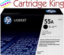 Image of HP 55A Black Original LaserJet Toner Cartridge - CE255A