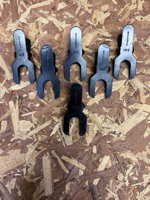Set of 6 Thomas Scientific No 18 Spherical Pinch Lock Spring Clamp