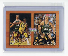 1993-94 Hoops Magic Bird Mb1 Larry Bird And Magic Johnson Autograph Auto