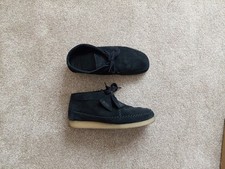 Clarks Originals Wallabee Weaver Black Suede UK 9