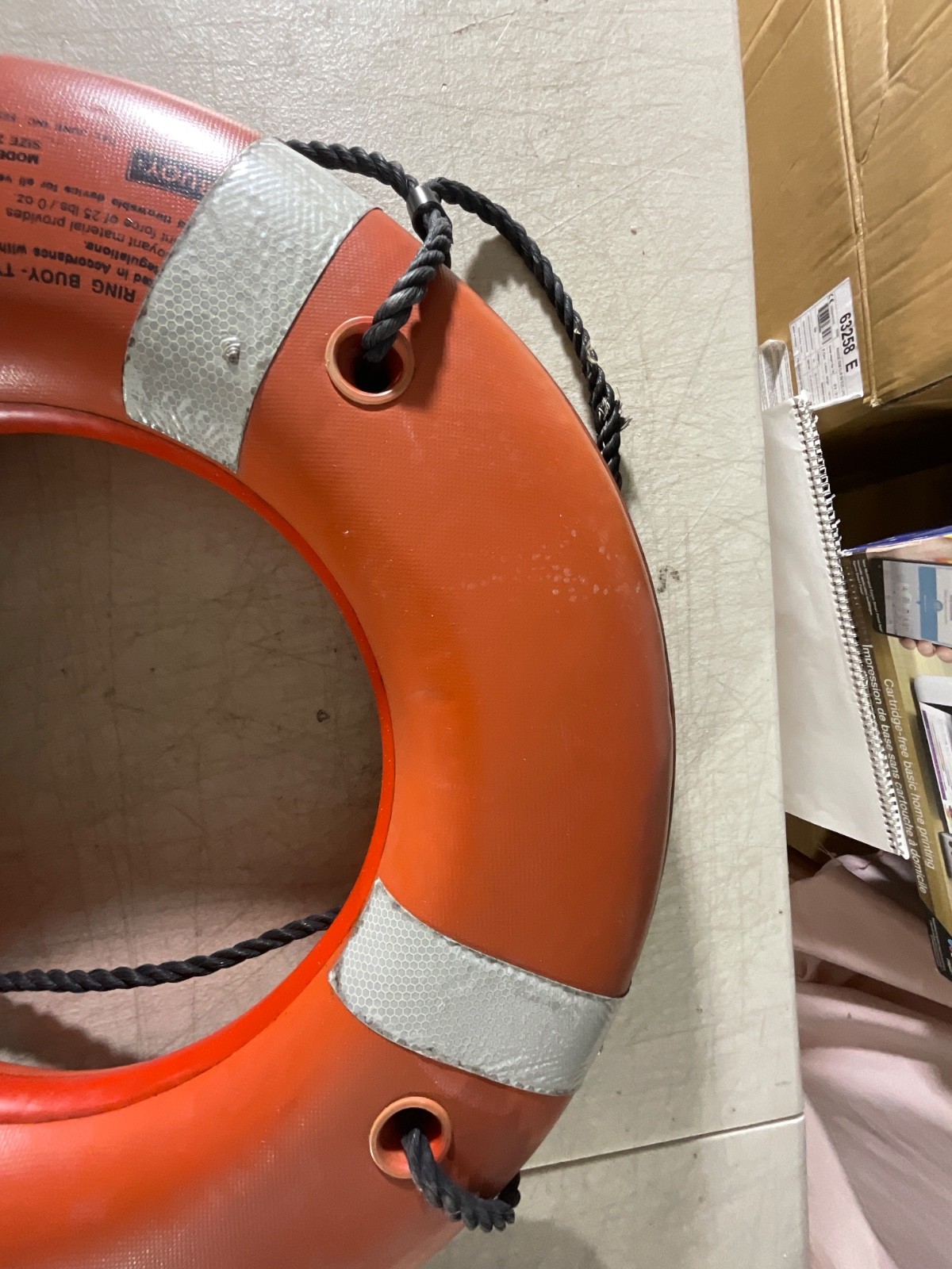 Jim Buoy Model JBX-24 Life Ring 24" US Coast Guard Approved with 60’ line