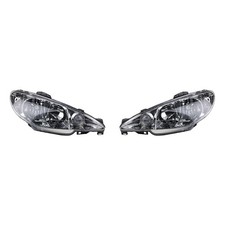 Scheinwerfer Set Halogen passend für Peugeot 206 CC 09/1998-w H7 H7 links rechts