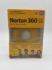 Norton 360 Version 3.0 All in One Security NEW Sealed Old Stock