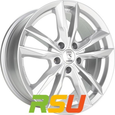 Momo Fast silver glossy 6.5x16'' ET40 LK5 114.3 ML 72.3 Alufelgen 16 Zoll