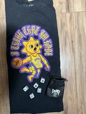 Men’s Size XL Chief Keef Kobe Bryant Glogang Tshirt With Dice Rap Chicago Lakers