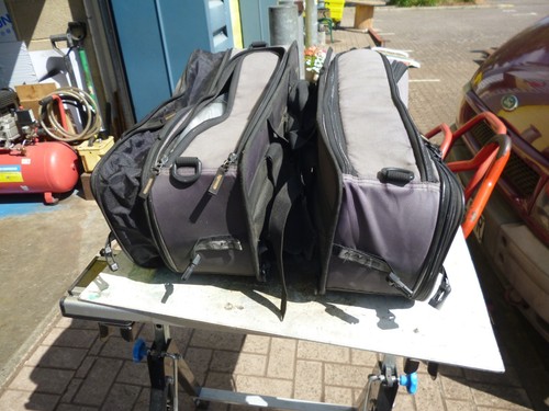 KAPPA THROW OVER PANNIERS,EXPANDABLE, USED SUIT ADVENTURE STYLE/TYPE MOTORCYCLE. - Picture 5 of 11