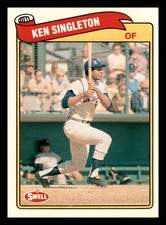 Ken Singleton 1989 Swell Baseball Greats #26 New York Mets NM-MINT