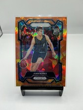 2024-25 Panini Prizm Draft Picks - Juan Nunez #36 Orange Ice Prizm (RC)
